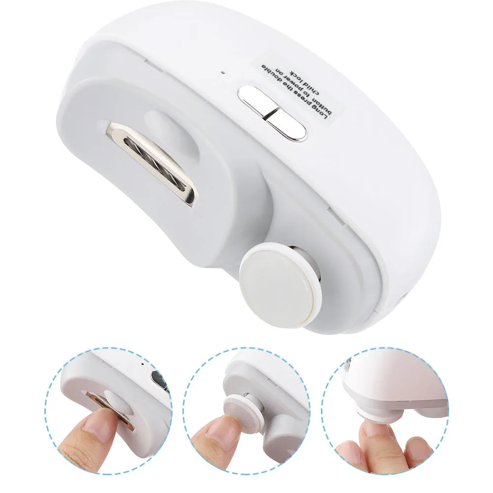 Electric Nail Clippers 2-in-1